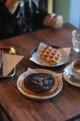 breakfats in the coffee shop