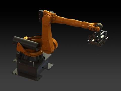 KUKA Robot KR 210-2K W Gripper 3D model