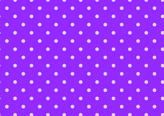 シンプルなドット柄のポップな背景イメージ（紫） © TARTE_TACHIN