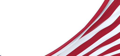 Artistic Expression: Captivating 3D USA Flag Inspires Emotion and Patriotism