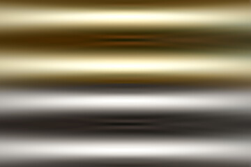 Gold background | Silver polished metal, steel texture
