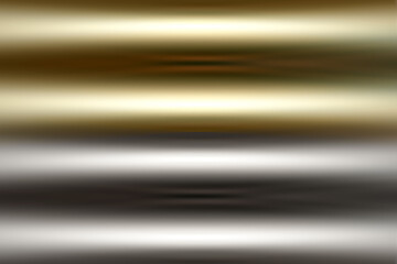 Fototapeta premium Gold background | Silver polished metal, steel texture 
