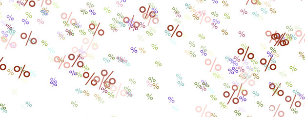 sale digital percent in transparent