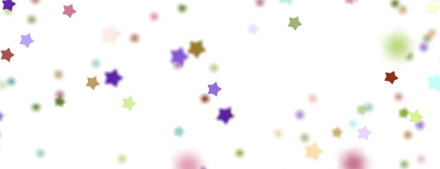 The stars background with sparkle lights confetti falling is a magical sight,