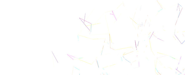 technology with polygonal shapes on dark blue background.