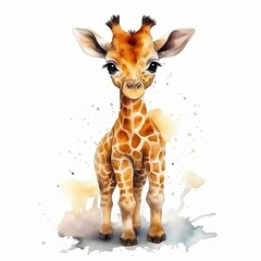 Cute baby giraffe