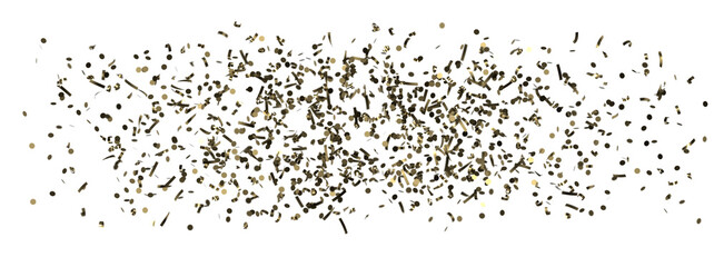 Gold Confetti Glitter Overlay