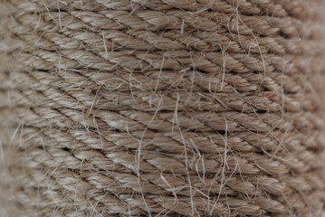 texture of sisal rope