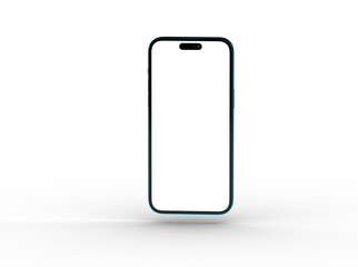 smartphone  With Blank Screen in 3d