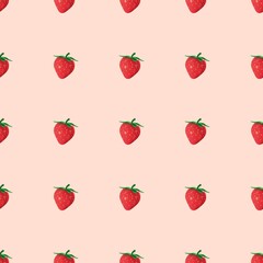 strawberry seamless pattern. background,wallpaper. Designing clothes, shirts, hats, etc