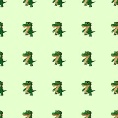  dinosaur 3d seamless pattern. background,wallpaper. Designing clothes, shirts, hats, etc