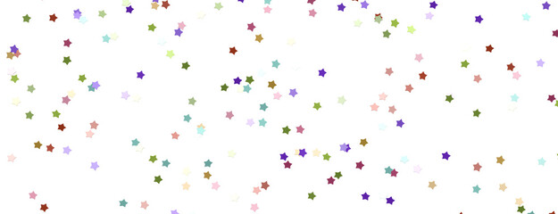 colorful stars. Confetti celebration, Falling golden abstract decoration for party, birthday celebrate,