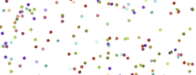 colorful Holiday decoration, glitter frame isolated -