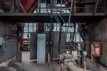 Exploring the Enigmatic Beauty of an Abandoned, Historic Boiler Room: Unveiling the Secrets of a Forgotten Architectural Gem