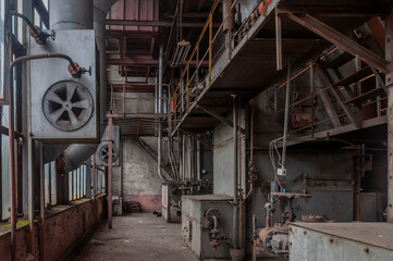 Exploring the Enigmatic Beauty of an Abandoned, Historic Boiler Room: Unveiling the Secrets of a Forgotten Architectural Gem