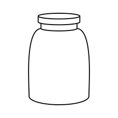 Bottle Jar Icon For Logo and More