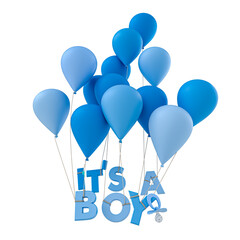 It’s a boy in blue, isolated © FrankBoston