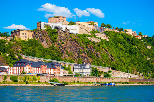 Ehrenbreitstein Fortress in Koblenz, Germany