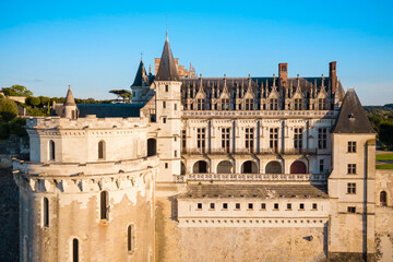 Fototapeta na wymiar Chateau Amboise, Loire valley, France