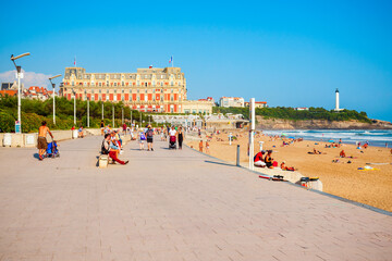 La Grande Plage beach, Biarritz