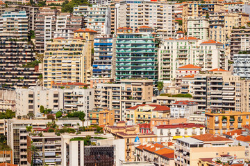 Monte Carlo, Monaco aerial view