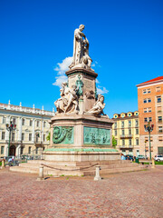 Fototapeta na wymiar Piazza Carlo Emanuele Square, Turin