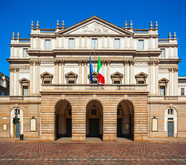 La Scala opera house, Milan - obrazy, fototapety, plakaty
