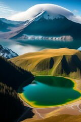 lake in the mountains