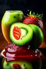 kiwi and strawberry