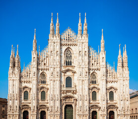Fototapeta na wymiar Duomo di Milano Cathedral, Milan