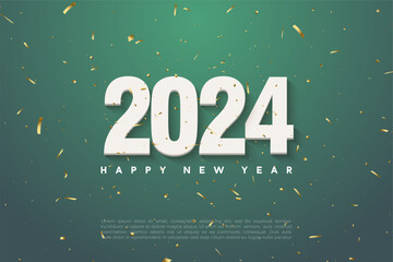 happy new year 2024 background