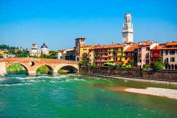 Ponte Pietra bridge in Verona