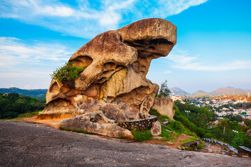 Toad rock in Mount Abu, India