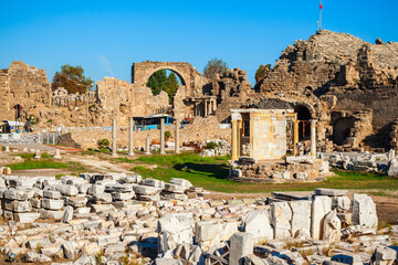 Tyche Temple in Side ancient city