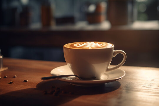 Introducing a captivating coffee-themed image collection that captures the essence of the beloved beverage. Immerse yourself in a world of rich aromas, and cozy coffee shops, ai generative ai