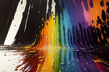 abstract background with splashes