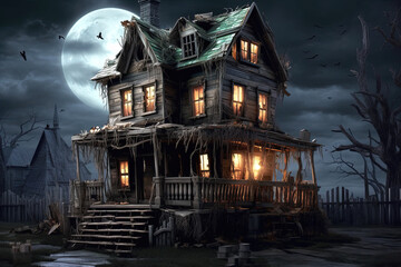 Fototapeta premium Haunted House