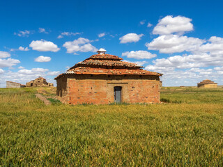 Palomar del Conjunto de palomares de la localidad de Villamayor de Campos. Zamora, Castilla y...