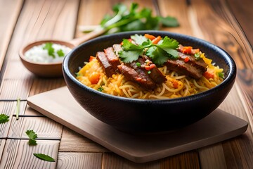 Köstliches Mittagessen aus der gehobenen Küche