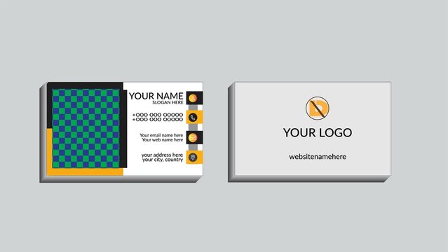 Creative business card,template,profetional card,
design with image holder and clean gradient color
geomatic shape.