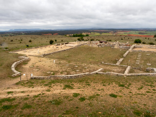 Yacimiento arqueológico de Clunia Sulpicia (siglo I a.C. - siglo X d.C.). Baños públicos....