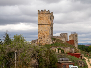 Castillo de Coruña del Conde (siglos X-XV). Burgos, Castilla y León, España.