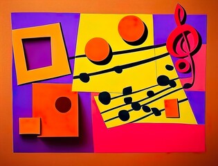 music notes background