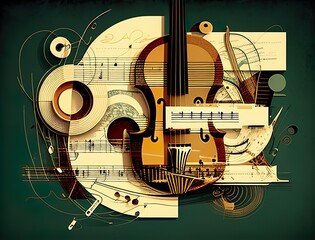 abstract music background