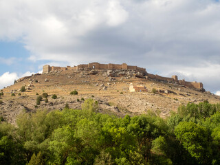 Fototapeta na wymiar Fortaleza califal de Gormaz (siglo IX), La fortaleza más grande de Europa en ese momento. Soria, Castilla y León, España.