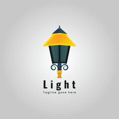 illustration of an background with colorful light logo template 