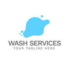 Washing services logo design