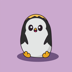 cute penguin vector