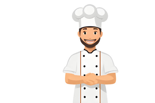 ai-generated, illustration of a cute cartoon chef