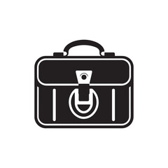 Briefcase icon vector illustration. suitcase sign and symbol. luggage symbol.